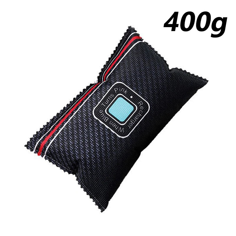 Reusable Car Dehumidifier Bag Moisture Absorber Car Anti-Mildew Remove Odor Environmental Friendly Desiccant Visualized Humidity