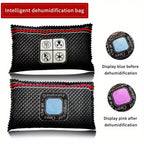Reusable Car Dehumidifier Bag Moisture Absorber Car Anti-Mildew Remove Odor Environmental Friendly Desiccant Visualized Humidity