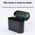 For Suzuki Swift Alto 2023~2025 Car Trash Bin Black Square Pressing Storage Box Sundries Organizer Hanging Trash Can Accessories