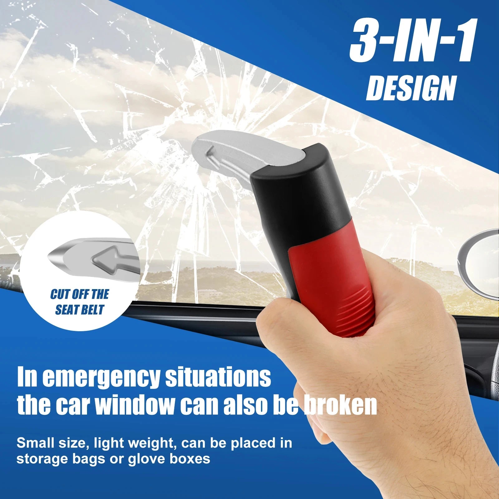 Car Door Assist Handle 2 in 1 Multifunction Vehicle Support Handles Window Breaker Portable Automotive Car Handle Assist