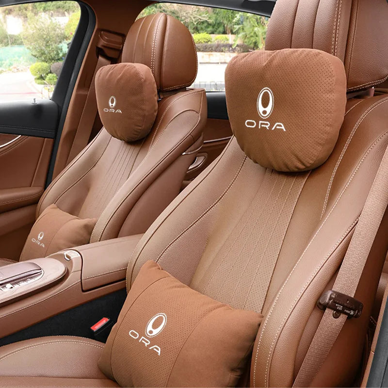 For GWM ORA 03 GT Good Cat Funky Cat Lightning Cat Ballet Cat 07 Accessories Car Neck Headrest Pillow Seat Lumbar Spine Protect
