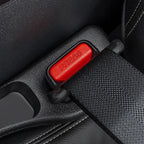 2pc Car Seat Gap Filler Organizer Pu Waterproof Car Seat Gap Plug Strip with 2 Grooves Seat Gap Storage Auto Interior Accessorie