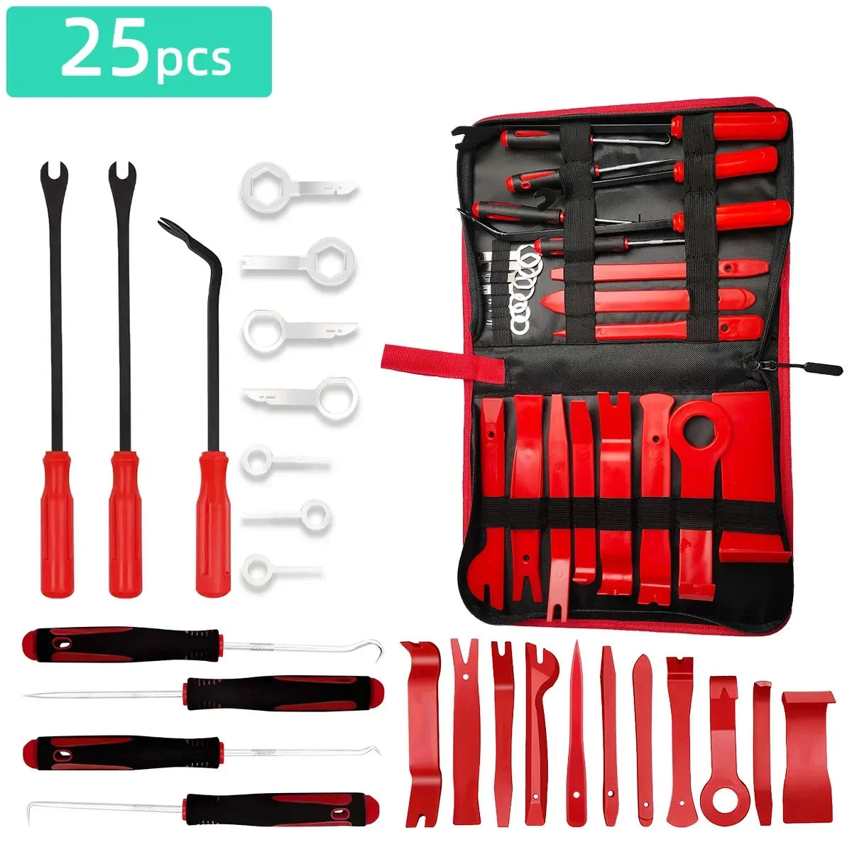 Car Door Clip Car Disassembly Tools Set DVD Stereo Refit Kits Interior Plastic Trim Panel Dashboard Removal Tool Repair Tools