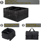 Big Capacity Collapsible Car Storage Box Trunk Cargo Case Repair Tools Holder Auto Organizer Automotive Accessories Universal