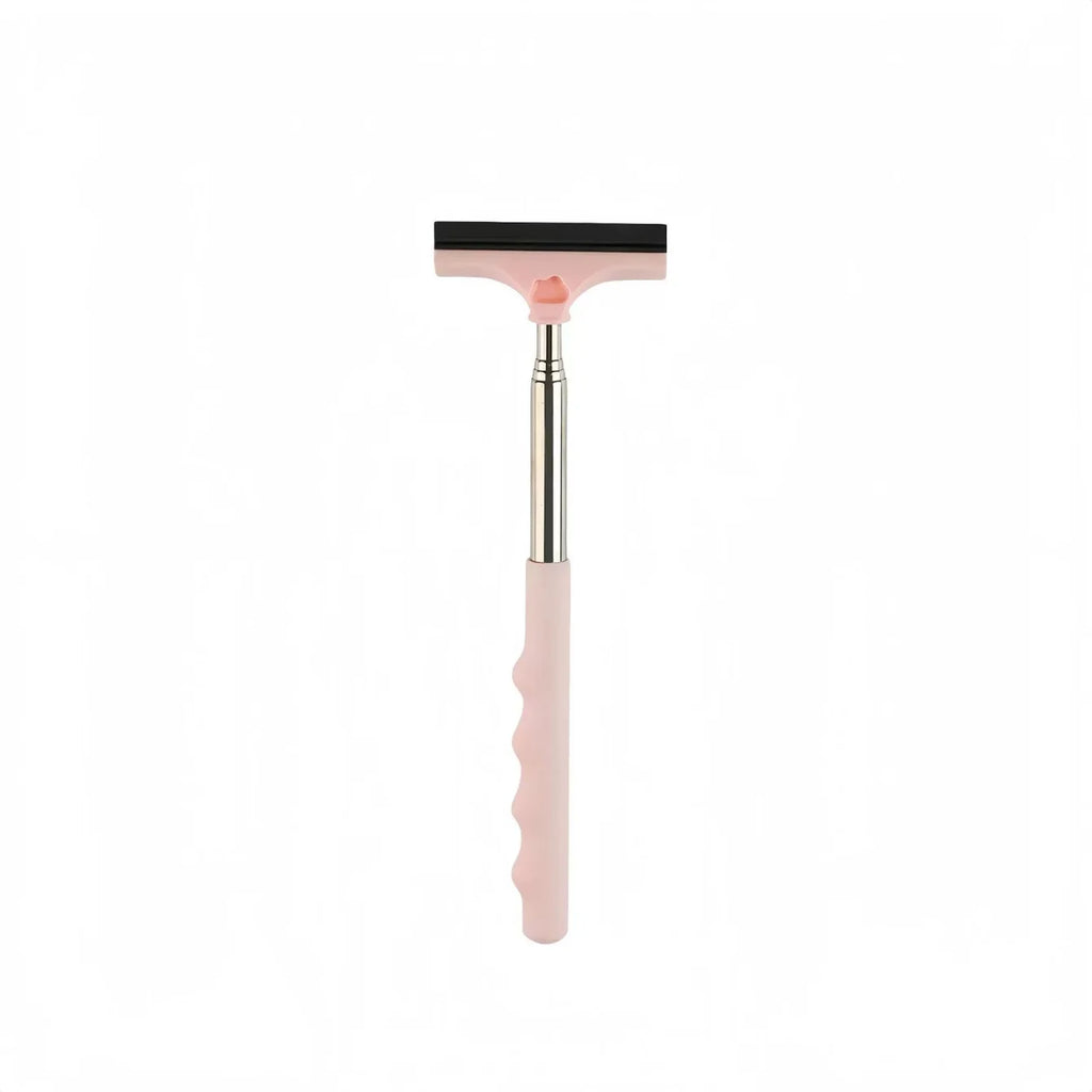 Car Rearview Mirror Wiper, Telescopic Squeegee for Auto Glass, Portable Water Cleaner Rod, Mini Automotive Cleaning Tool