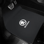 For Skoda Octavia A7 Vrs Fabia Superb Rapid Kodiaq Karoq Car Front & Rear Automotive Carpet Non-slip Floor Mat Auto Accessories